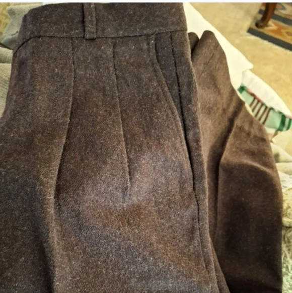 Vintage Mens COLOURS by Alexander Julian Burgundy/brown Dress Pants - Picture 4 of 5